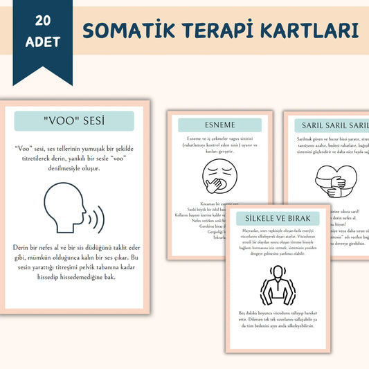 Somatik Terapi Egzersiz Kartları